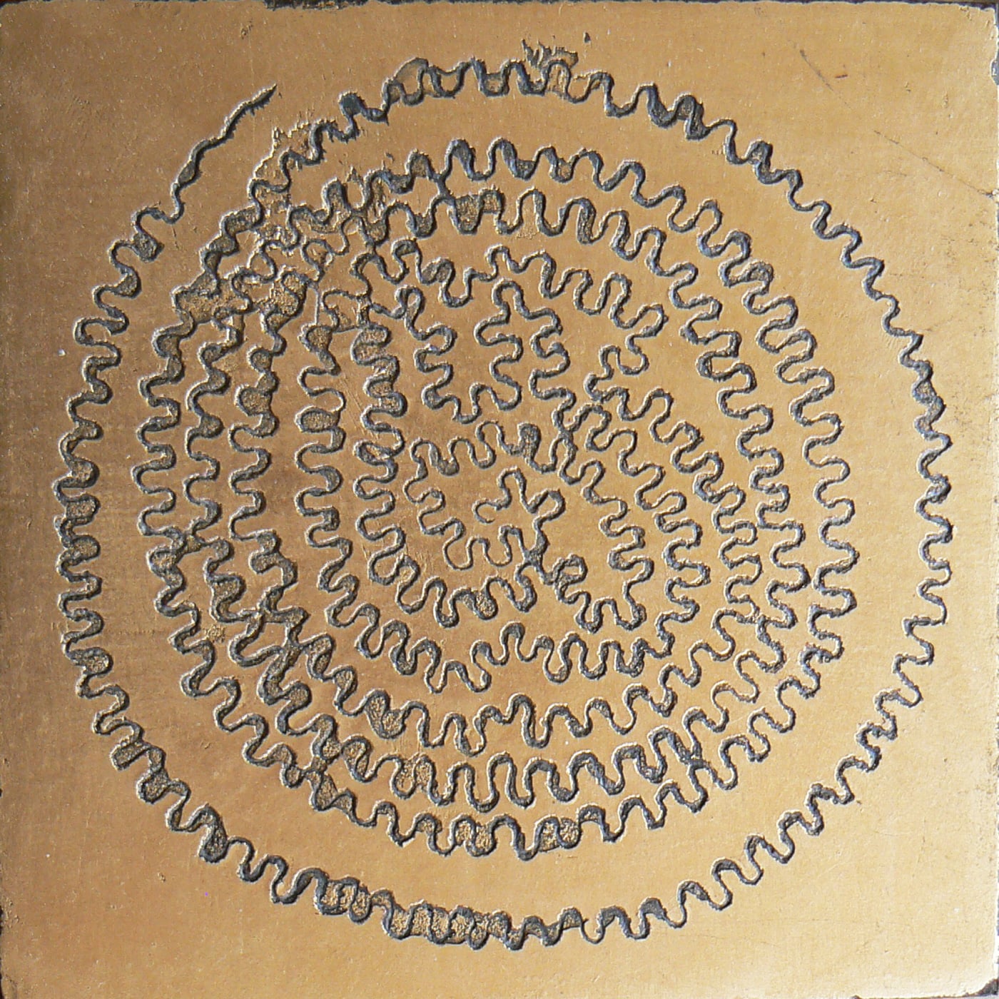 Oeuvre de Aude Arnold, gravure, artiste sgraffito, enduit chaux