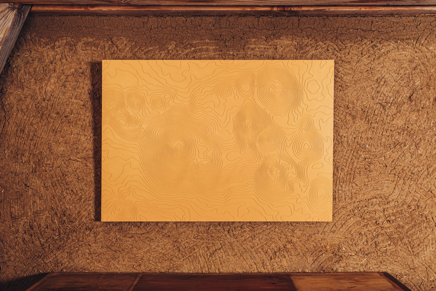 Oeuvre de Aude Arnold, gravure, artiste sgraffito, enduit chaux