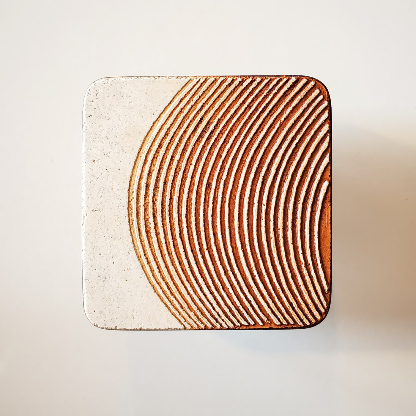 Oeuvre de Aude Arnold, artiste sgraffito, enduit chaux