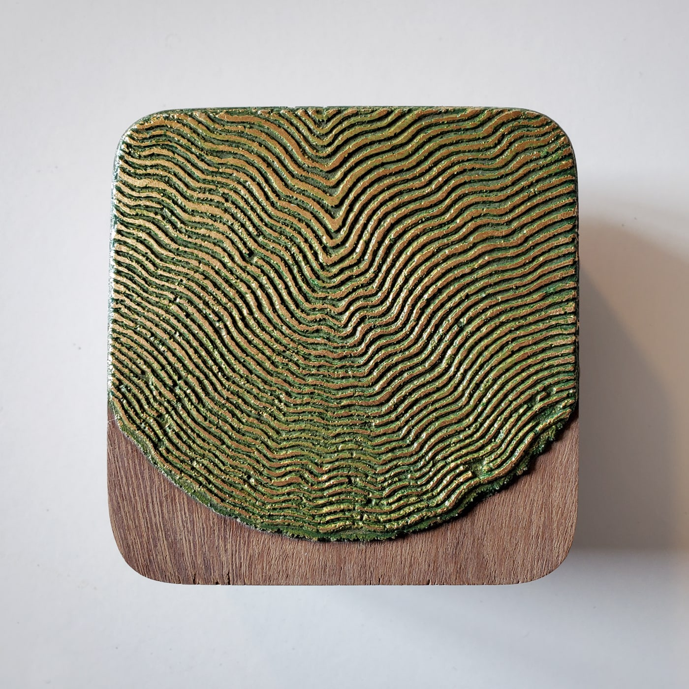 Oeuvre de Aude Arnold, artiste sgraffito, enduit chaux